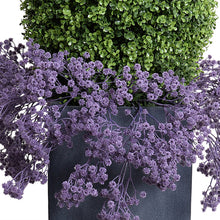 Enduraleaf 40" Boxwood Ball w/ Gypsophyla in Column Planter