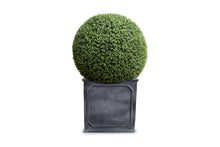 Enduraleaf 39" Boxwood Ball in 58"H Square Planter