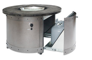 Outdoor Greatroom ED-20 Edison Concrete Round Gas Fire Pit Table