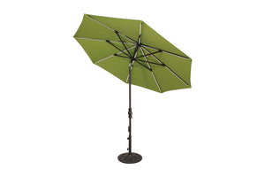 Treasure Garden 9' Starlux Octagon Crank Lift Collar Tilt Umbrella