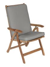 Royal Teak Estate Outdoors Reclining Arm Chair with Tray Cart and Footrest