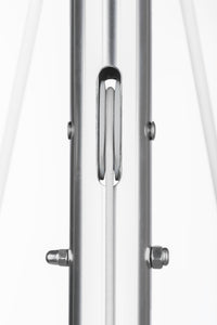 6.5'x6.5' Square Monterey Crank Lift Fiberglass Market Umbrella- No Tilt