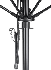 7.5' Monterey Pulley Lift Fiberglass Market Umbrella