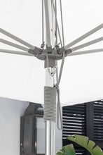 Frankford 883FM 10' x 10' G-Series Monterey Pulley Lift Giant Fiberglass Market Umbrella