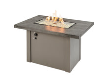 Outdoor Greatroom HVG-1224 Grey Havenwood Concrete Linear Gas Fire Pit Table