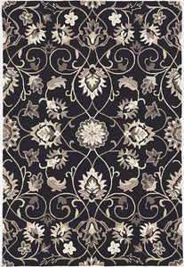 KAS Harbor Navy Manor Round Indoor/Outdoor Rug