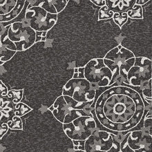 KAS Harbor Charcoal Courtyard Indoor/Outdoor Rug