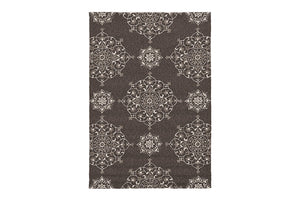 KAS Harbor Charcoal Courtyard Indoor/Outdoor Rug