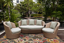 KAS Harbor Taupe Flora Indoor/Outdoor Rug