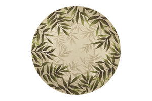 KAS Harbor Sand Nature Round Indoor/Outdoor Rug