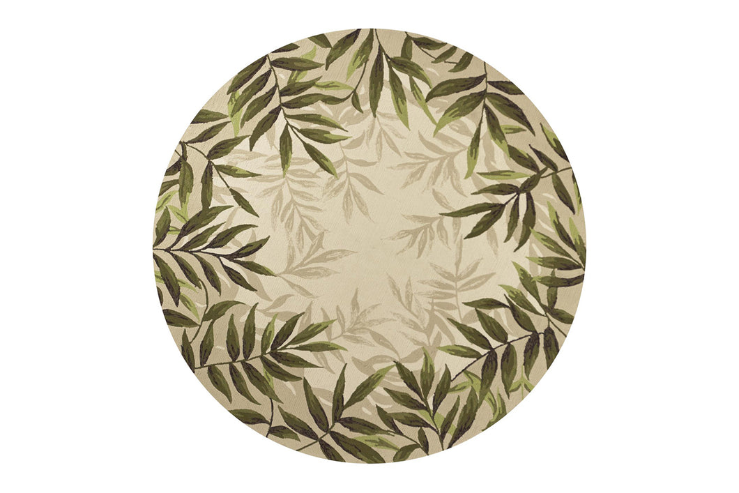 KAS Harbor Sand Nature Round Indoor/Outdoor Rug