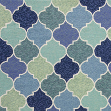 KAS Harbor Blue Stella Round Indoor/Outdoor Rug
