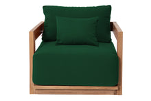 Hermosa Teak Outdoor Club Chair. Sunbrella Cushion