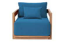 Hermosa Teak Outdoor Club Chair. Sunbrella Cushion