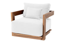 Hermosa Teak Outdoor Club Chair. Sunbrella Cushion