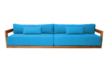 Hermosa Teak Outdoor Deluxe Sofa. Sunbrella Cushion