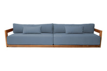 Hermosa Teak Outdoor Deluxe Sofa. Sunbrella Cushion