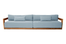 Hermosa Teak Outdoor Deluxe Sofa. Sunbrella Cushion