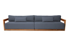 Hermosa Teak Outdoor Deluxe Sofa. Sunbrella Cushion