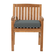 9 pc Huntington Teak Dining Set with Expansion Table. Sunbrella Cushion.