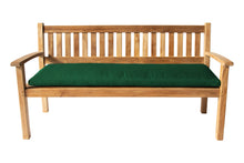 Huntington Teak Outdoor Bench. Sunbrella Cushion