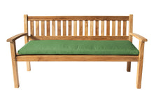 Huntington Teak Outdoor Bench. Sunbrella Cushion