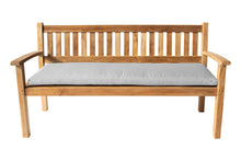 Huntington Teak Outdoor Bench. Sunbrella Cushion