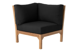 Huntington Teak Outdoor Corner Chair. Sunbrella Cushion