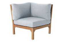 Huntington Teak Outdoor Corner Chair. Sunbrella Cushion