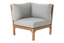 Huntington Teak Outdoor Corner Chair. Sunbrella Cushion