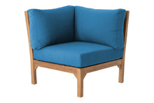 Huntington Teak Outdoor Corner Chair. Sunbrella Cushion