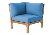 Huntington Teak Outdoor Corner Chair. Sunbrella Cushion