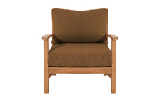 12 pc Huntington Teak Sectional Seating Group with 48" Chat Table. Sunbrella Cushion.