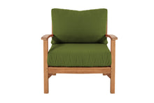 12 pc Huntington Teak Sectional Seating Group with 48" Chat Table. Sunbrella Cushion.