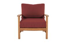12 pc Huntington Teak Sectional Seating Group with 48" Chat Table. Sunbrella Cushion.