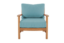 12 pc Huntington Teak Sectional Seating Group with 48" Chat Table. Sunbrella Cushion.