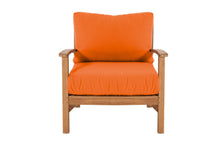 12 pc Huntington Teak Sectional Seating Group with 48" Chat Table. Sunbrella Cushion.