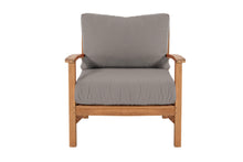 12 pc Huntington Teak Sectional Seating Group with 48" Chat Table. Sunbrella Cushion.