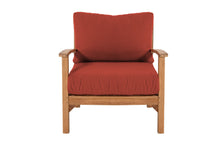 12 pc Huntington Teak Sectional Seating Group with 48" Chat Table. Sunbrella Cushion.