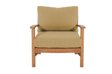 12 pc Huntington Teak Sectional Seating Group with 48" Chat Table. Sunbrella Cushion.