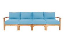 Huntington Teak Deluxe Outdoor Sofa. Sunbrella Cushion