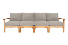 Huntington Teak Deluxe Outdoor Sofa. Sunbrella Cushion