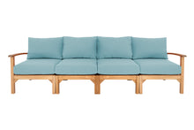 Huntington Teak Deluxe Outdoor Sofa. Sunbrella Cushion