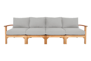 Huntington Teak Deluxe Outdoor Sofa. Sunbrella Cushion