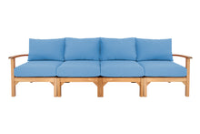 Huntington Teak Deluxe Outdoor Sofa. Sunbrella Cushion