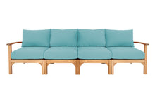 Huntington Teak Deluxe Outdoor Sofa. Sunbrella Cushion