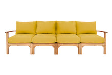 Huntington Teak Deluxe Outdoor Sofa. Sunbrella Cushion