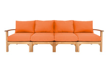 Huntington Teak Deluxe Outdoor Sofa. Sunbrella Cushion