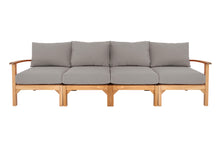 Huntington Teak Deluxe Outdoor Sofa. Sunbrella Cushion