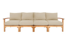 Huntington Teak Deluxe Outdoor Sofa. Sunbrella Cushion